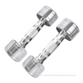 2022 Popular all Steel Chrome Dumbbell/Iron Chrome Dumbbell